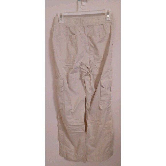 Abercrombie & Fitch Cargo Utility Pants 25/0 Khaki Y2K Boho Wide Flare Leg - Picture 6 of 8